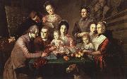 Charles Wilson Peale The Peale Family oil on canvas